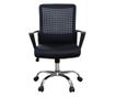 Ergonomska uredska stolica HEXI, mrežasta, crna