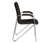 Stolica za posjetitelje MULLER Soft, crna umjetna koža