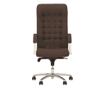 Direktorska stolica THRONES, tamnosmeđa prirodna koža
