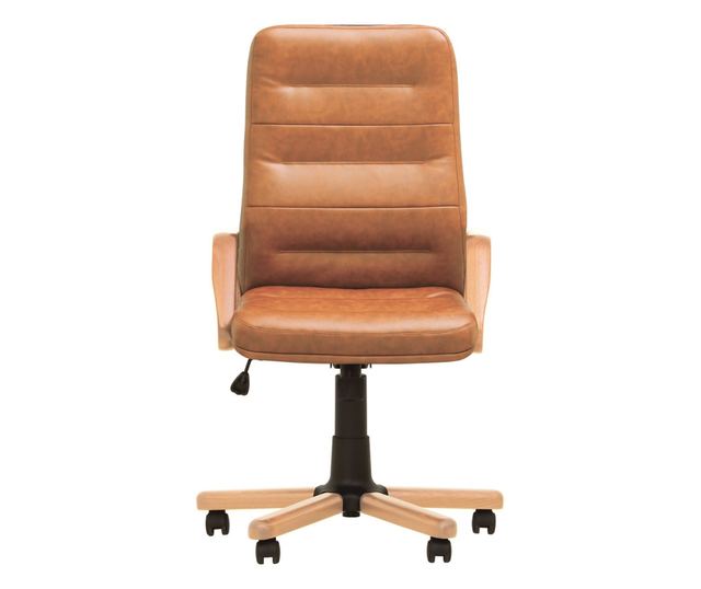 Stolac za direktora SENIOR EXTRA, svijetlosmeđi ekološka koža