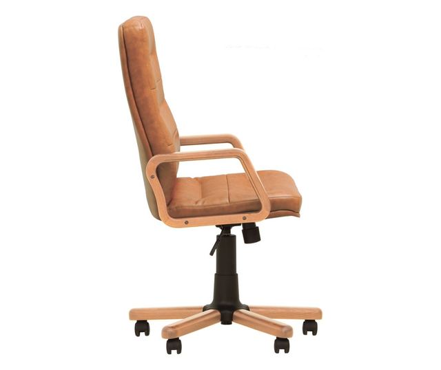 Stolac za direktora SENIOR EXTRA, svijetlosmeđi ekološka koža