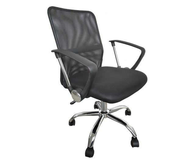 Ergonomska uredska stolica SHAN, mreža, crna