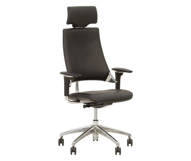 Stolac direktora CEO, tamnosmeđa prirodna koža