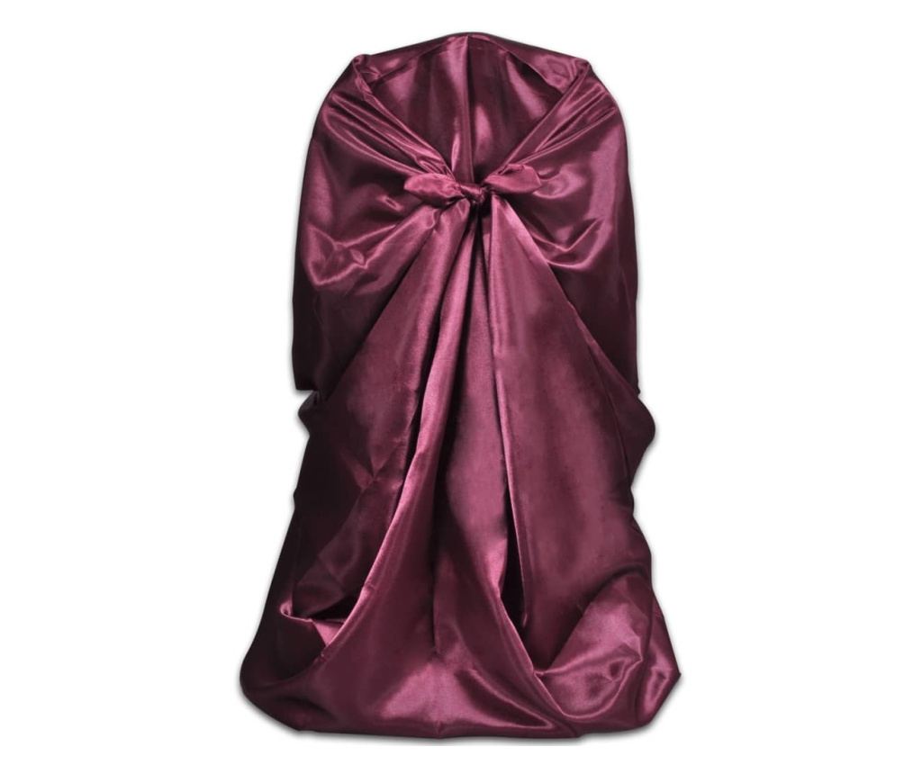 Set od 6 navlaka za stolice za događaje, Burgundy - 2