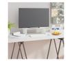 Stalak za TV/monitor, staklo, 40x25x11 cm, bijela