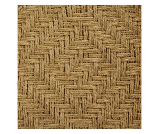 Set stolića za kavu, 2 kom., prirodna juta