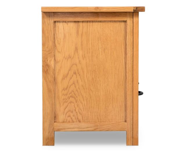 TV komoda, 90 x 35 x 48 cm, masivno hrastovo drvo