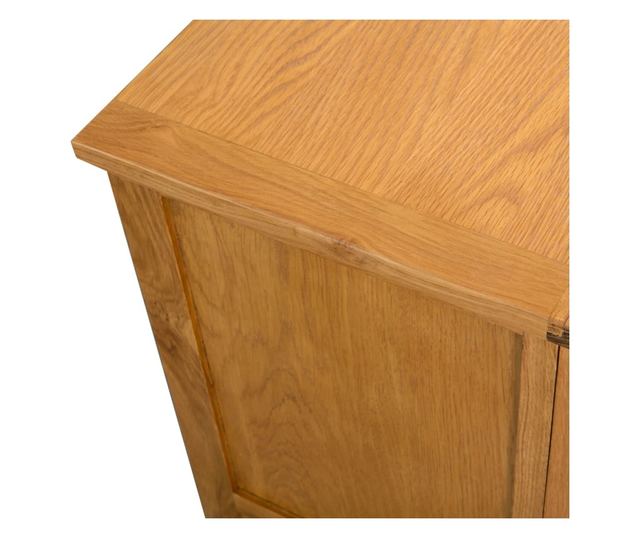 TV komoda, 90 x 35 x 48 cm, masivno hrastovo drvo