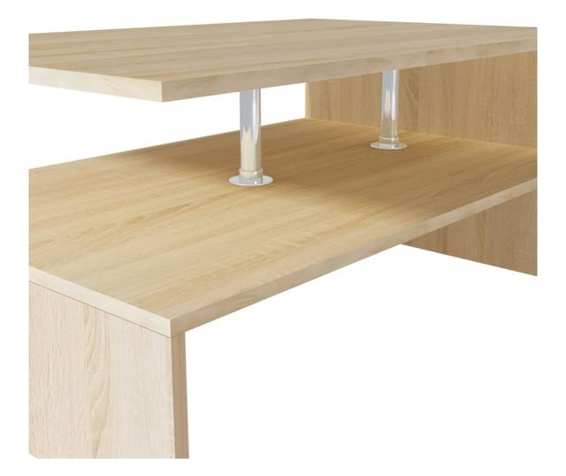 Stolić za kavu, iverica, 90x59x42 cm, boja hrasta