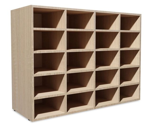 Ormarić za cipele, boja hrast, 92x30x67,5 cm, iverica