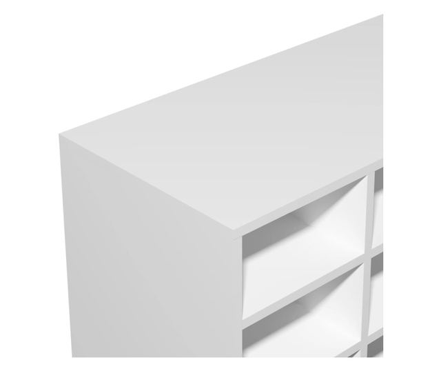 Ormarić za cipele, bijeli, 92x30x67,5 cm, iverica