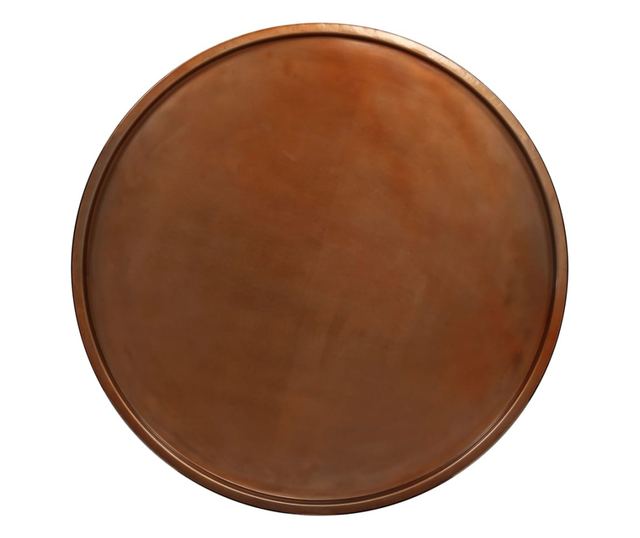 Stolić za kavu, masivno drvo palisandra i čelik, 68 cm