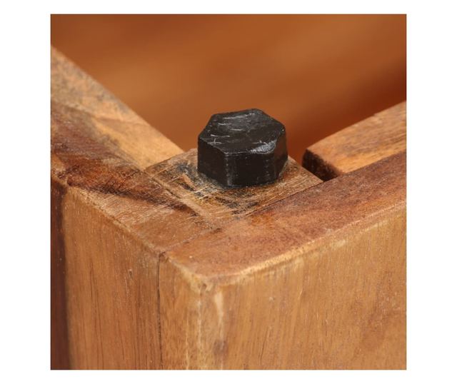 Stolić za kavu, masivno drvo sheesham, 70 x 70 x 30 cm