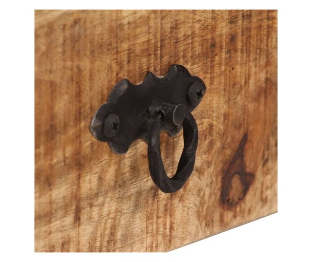 TV komoda, 120 x 30 x 40 cm, masivno drvo manga