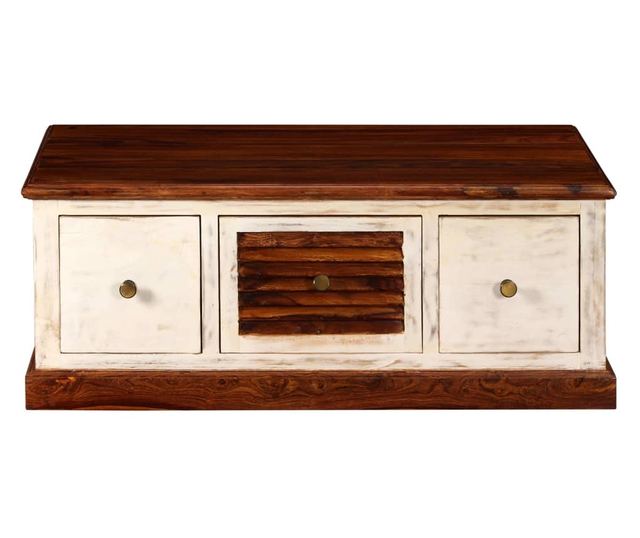 Stolić za kavu, masivno drvo palisandra i manga 90x50x35 cm