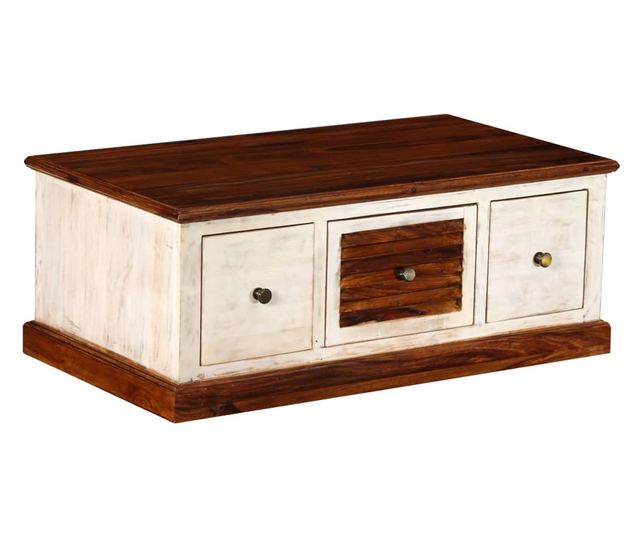 Stolić za kavu, masivno drvo palisandra i manga 90x50x35 cm