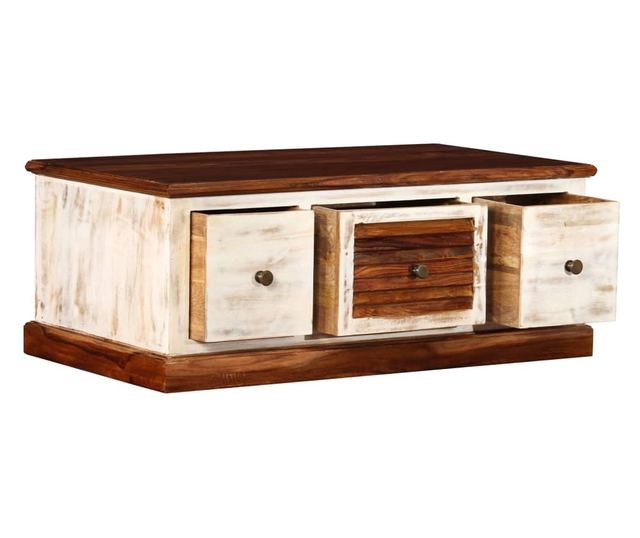 Stolić za kavu, masivno drvo palisandra i manga 90x50x35 cm