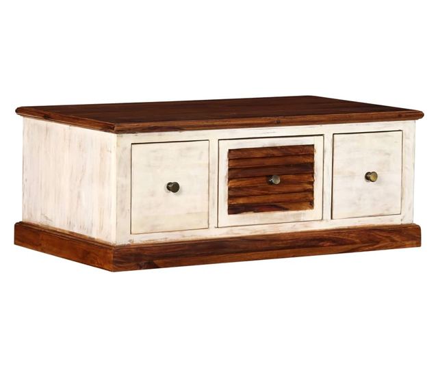 Stolić za kavu, masivno drvo palisandra i manga 90x50x35 cm