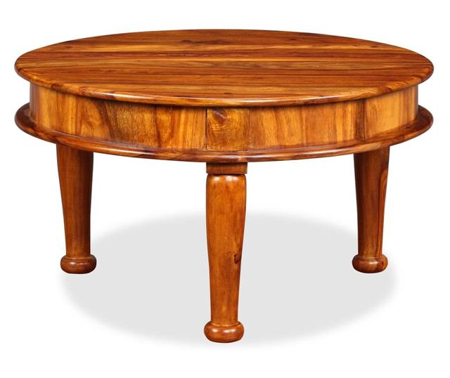 Stolić za kavu, masivno drvo sheesham, 70 x 70 x 40 cm