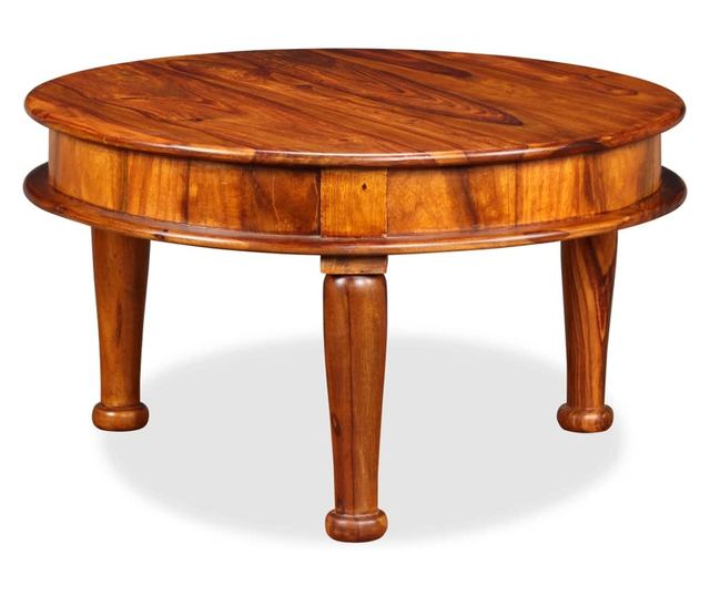 Stolić za kavu, masivno drvo sheesham, 70 x 70 x 40 cm