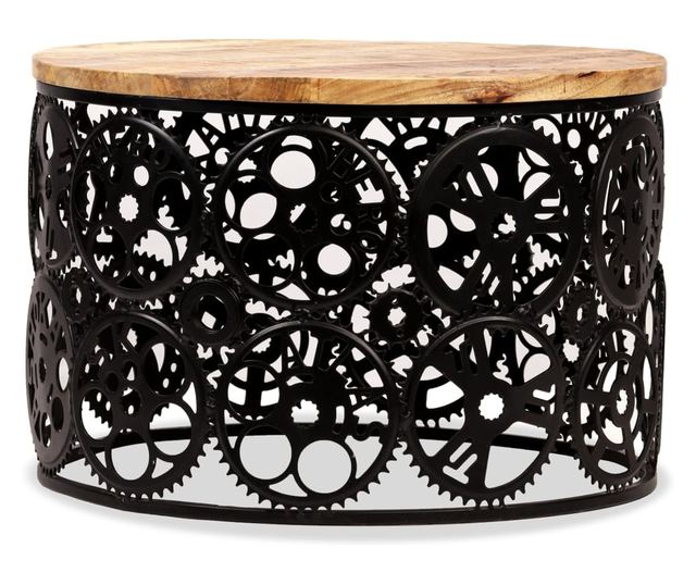 Stolić za kavu od masivnog drva manga 60 x 40 cm