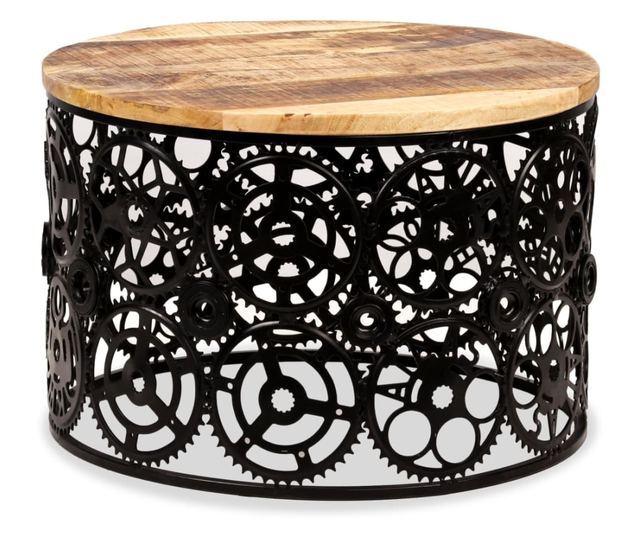 Stolić za kavu od masivnog drva manga 60 x 40 cm