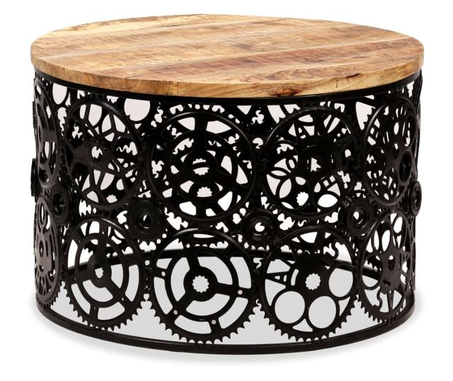 Stolić za kavu od masivnog drva manga 60 x 40 cm