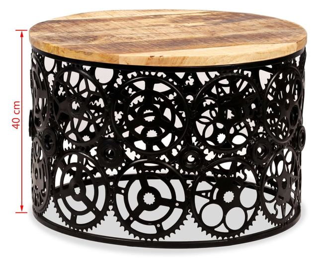 Stolić za kavu od masivnog drva manga 60 x 40 cm