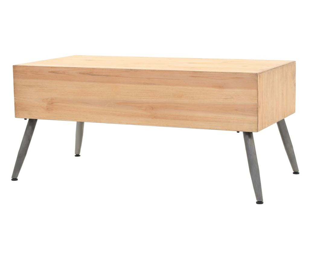 Stolić za kavu, 115x55x50 cm, masivno drvo jele - 3