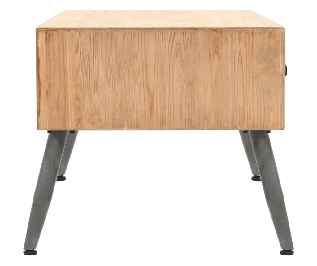 Stolić za kavu, 115x55x50 cm, masivno drvo jele - 4