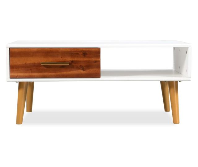 Stolić za kavu, masivno drvo bagrema, 90 x 50 x 40 cm