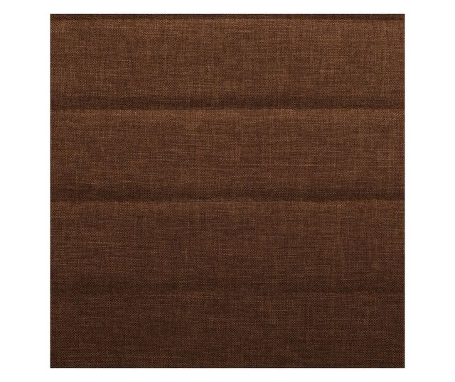 Stolice za kuhinju, 2 kom., smeđe, tekstilni materijal