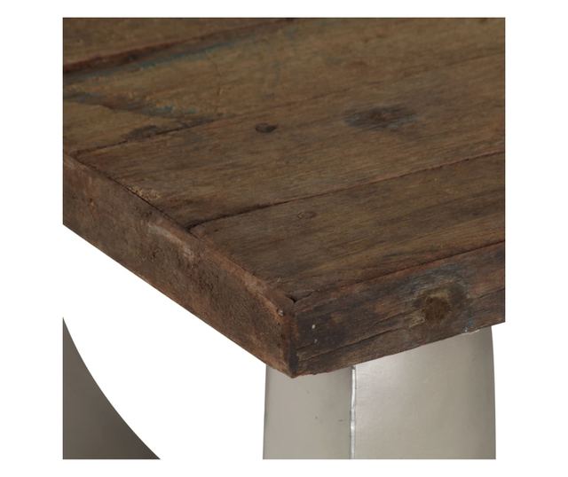 Stolić za kavu Opium, 110 x 60 x 35 cm, reciklirano drvo i čelik