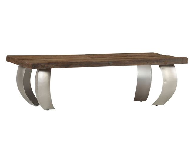 Stolić za kavu Opium, 110 x 60 x 35 cm, reciklirano drvo i čelik