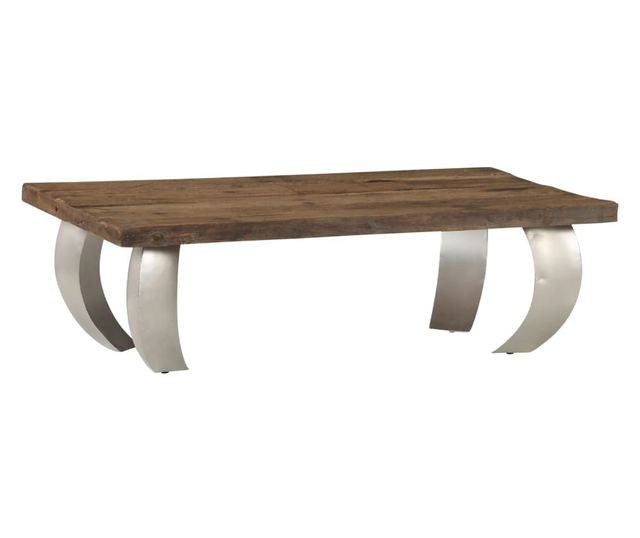 Stolić za kavu Opium, 110 x 60 x 35 cm, reciklirano drvo i čelik