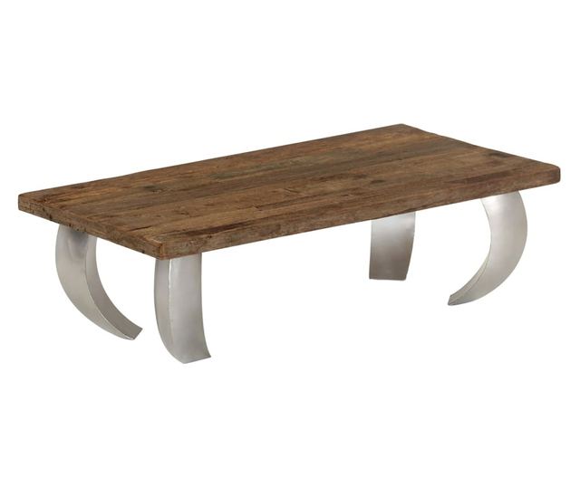 Stolić za kavu Opium, 110 x 60 x 35 cm, reciklirano drvo i čelik