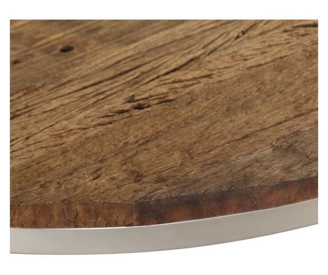 Set stolića za kavu, 2 kom., reciklirano drvo i čelik