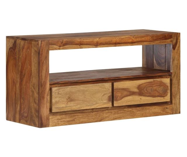 TV komoda od masivnog sheesham drveta, 80 x 30 x 40 cm