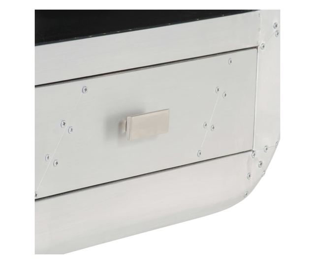 TV komoda Aviator, vintage zrakoplovni stil, 140 x 30 x 30 cm