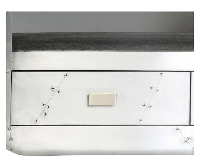 TV komoda Aviator, vintage zrakoplovni stil, 140 x 30 x 30 cm