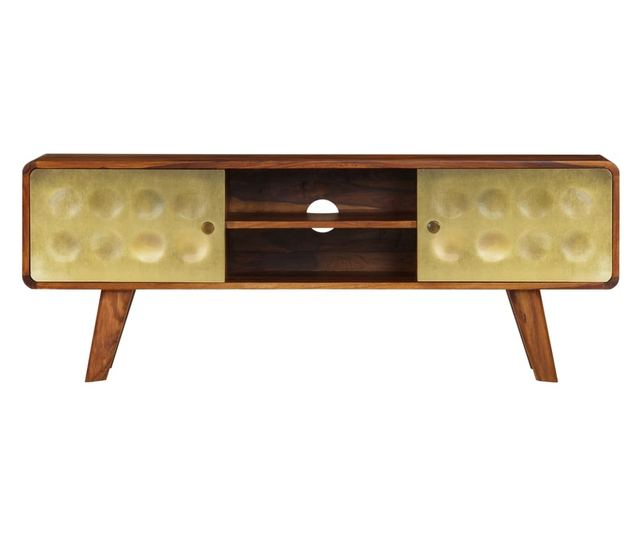 TV komoda, 120 x 30 x 45 cm, masivno drvo palisandra