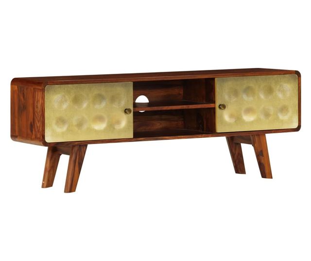 TV komoda, 120 x 30 x 45 cm, masivno drvo palisandra