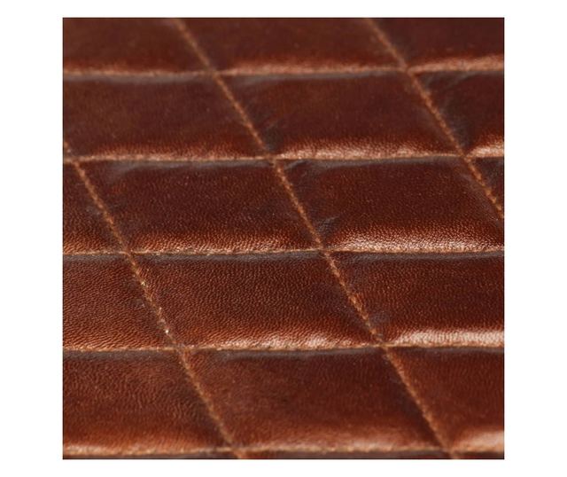 Kuhinjske stolice, 2 kom., smeđe, prirodna koža