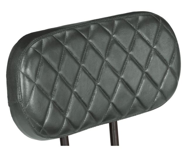 Stolice za kuhinju, 2 kom., siva, prirodna koža