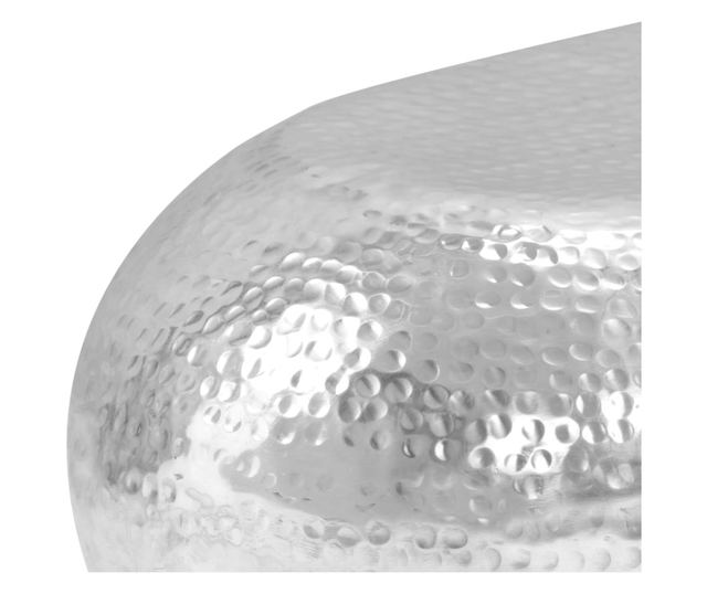 Stolić za kavu, srebrni, 100 x 50 x 28 cm, aluminij