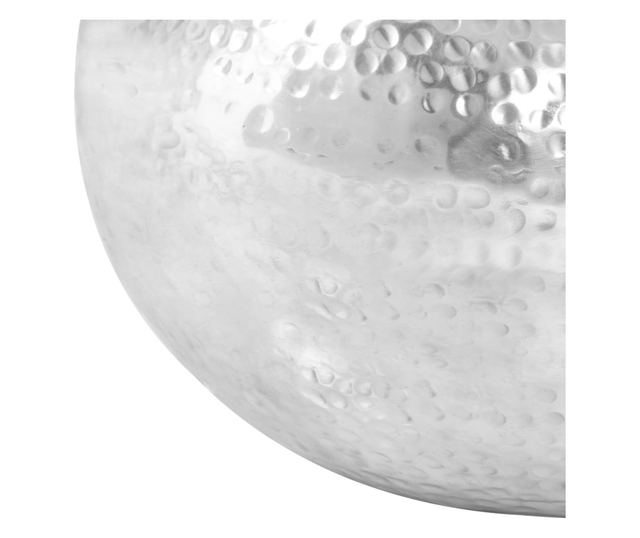 Stolić za kavu, srebrni, 100 x 50 x 28 cm, aluminij