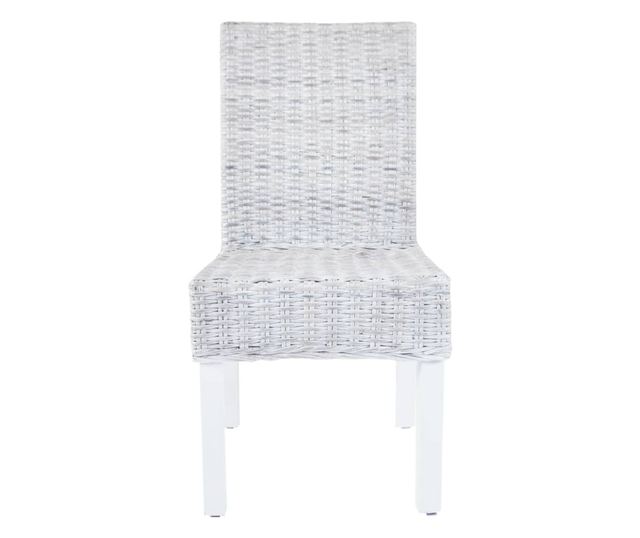 Kuhinjske stolice, 2 kom., svijetlosmeđe, Kubu ratan i mango