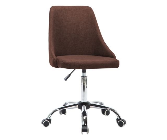 Stolice za blagovaonicu, 2 kom., smeđe, tkanina