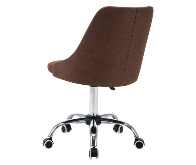 Stolice za blagovaonicu, 2 kom., smeđe, tkanina