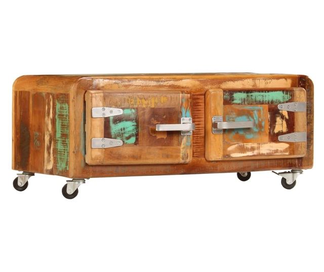 Stolić za kavu, 85 x 55 x 40 cm, reciklirano masivno drvo